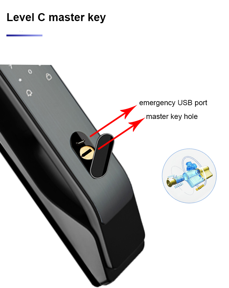 Zigbee Smart Automatic Lock YFFZ-EL05