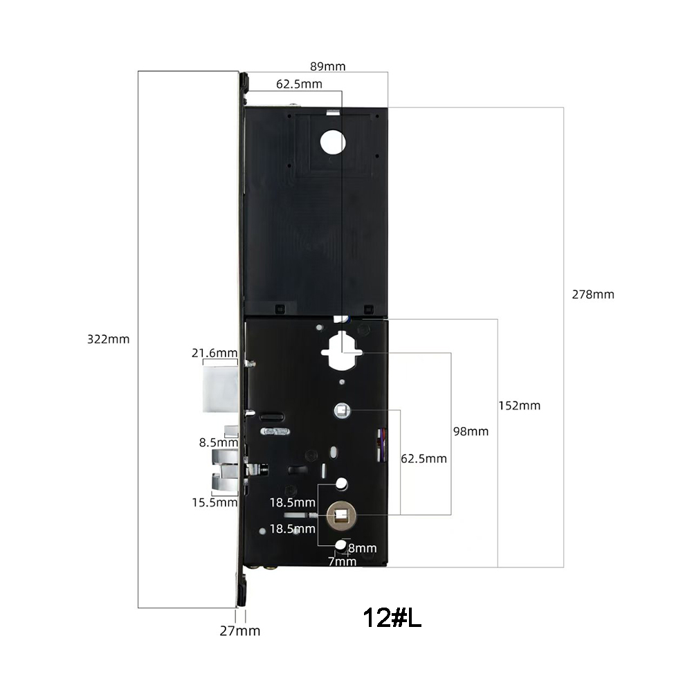 304 Stainless Steel Hotel Lock YFHF-981