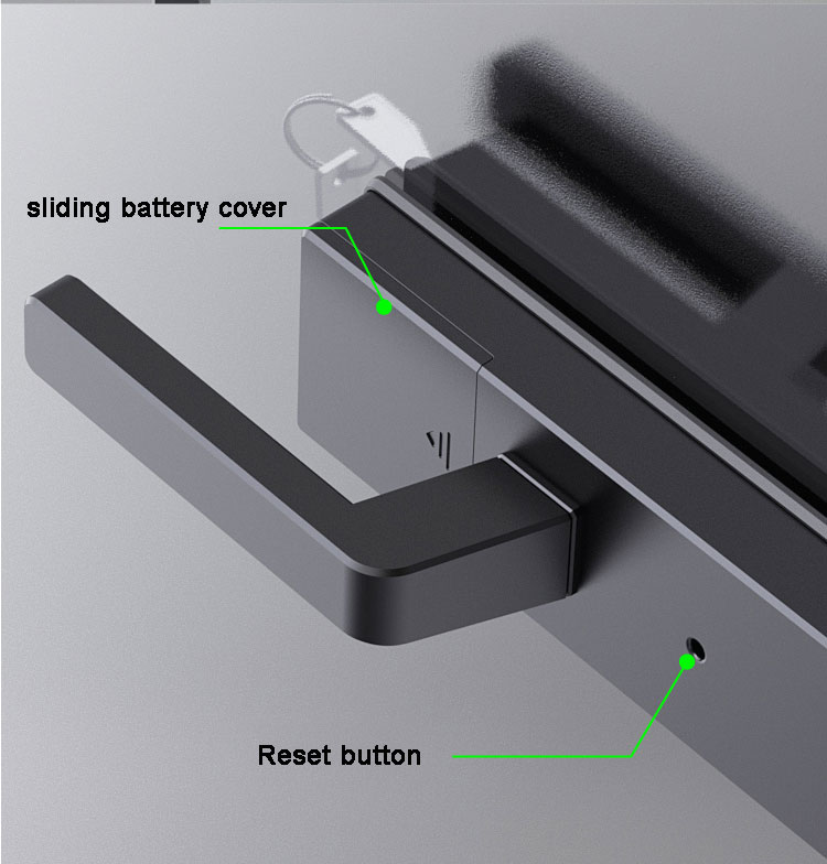 Tuya Wifi Partition Door Glass Door Lock YFBG-G6