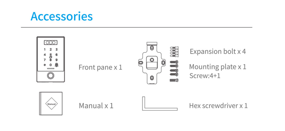 TThotel TTlock Face ID Access Controller YFBA-K3D TThotel TTlock Face ID Access Controller YFBA-K3D