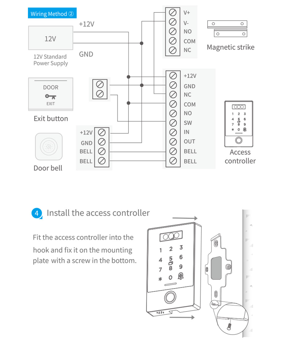 TThotel TTlock Face ID Access Controller YFBA-K3D TThotel TTlock Face ID Access Controller YFBA-K3D