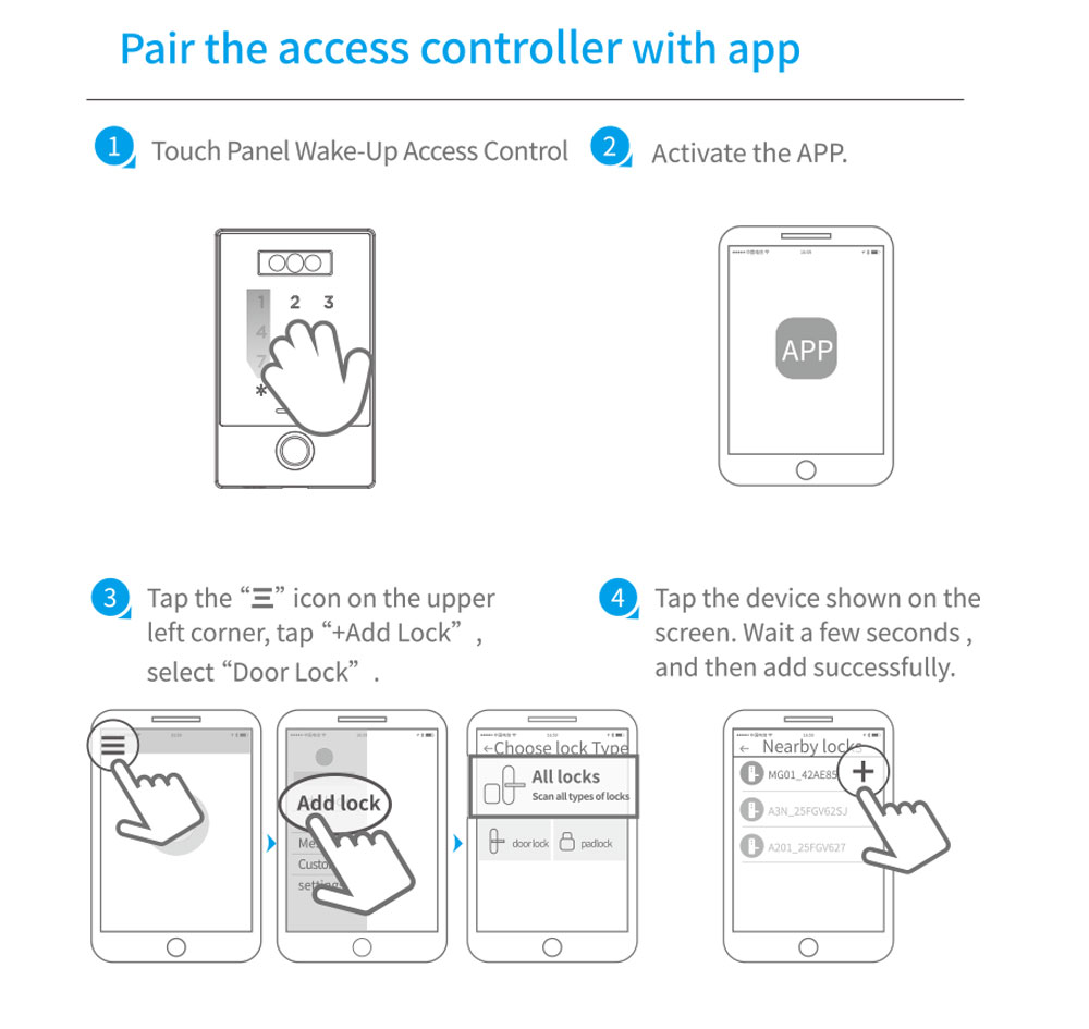 TThotel TTlock Face ID Access Controller YFBA-K3D TThotel TTlock Face ID Access Controller YFBA-K3D
