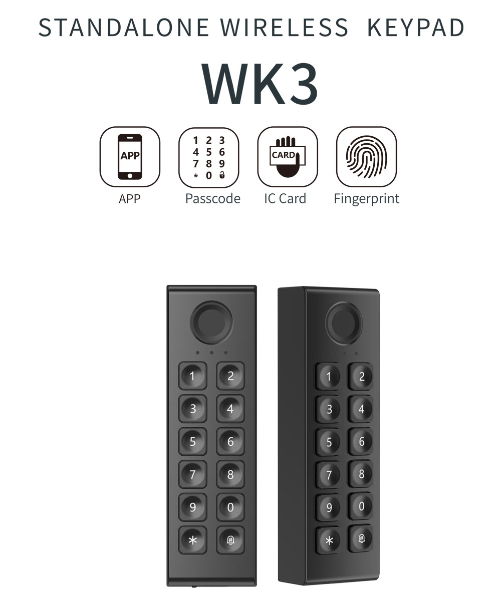 TTlock Fingerprint Wireless Keypad WK3