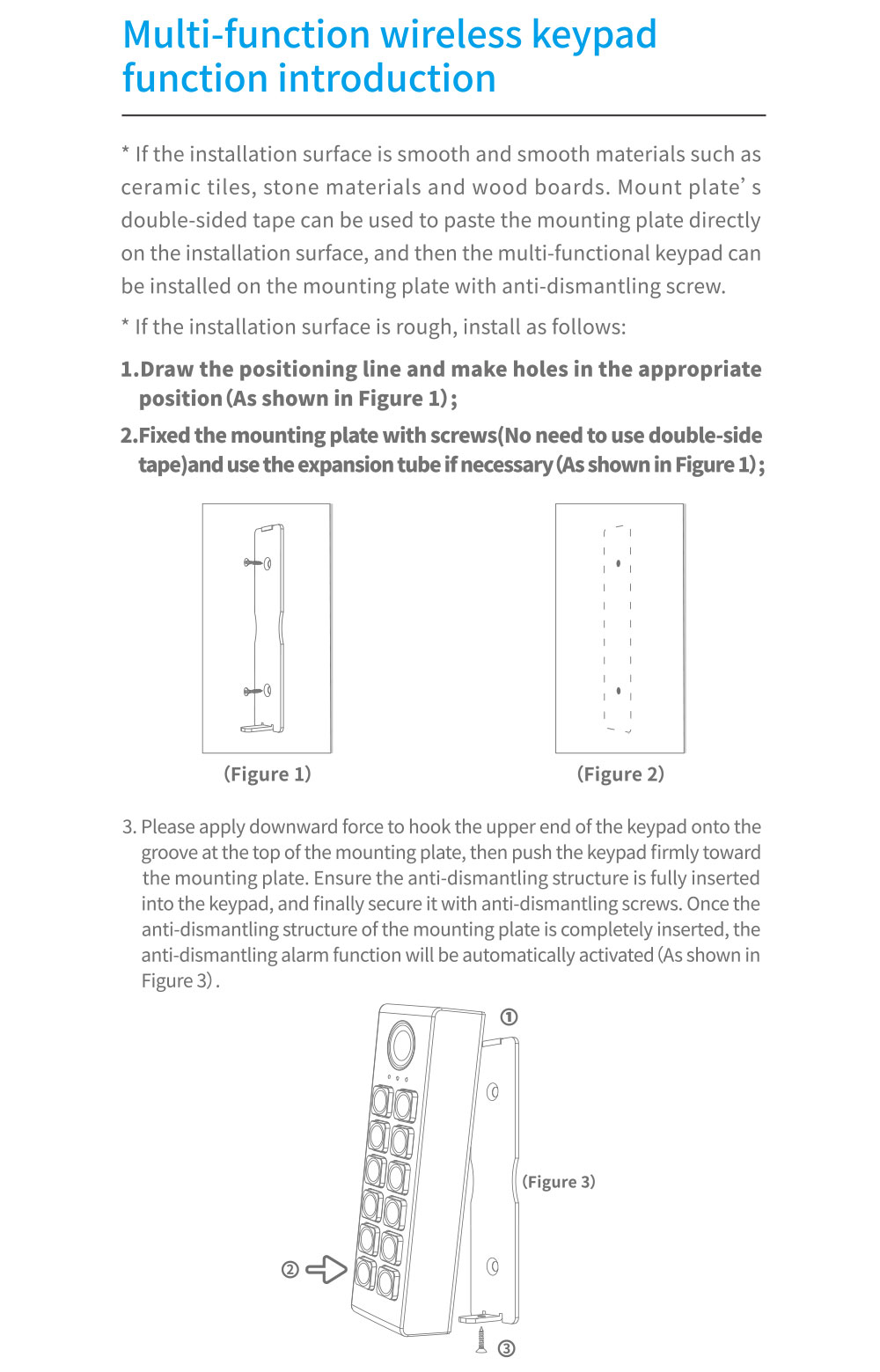 TTlock Fingerprint Wireless Keypad WK3