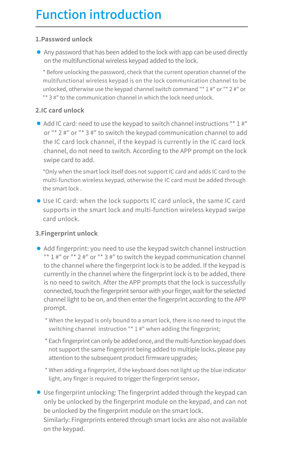 TTlock Fingerprint Wireless Keypad WK3