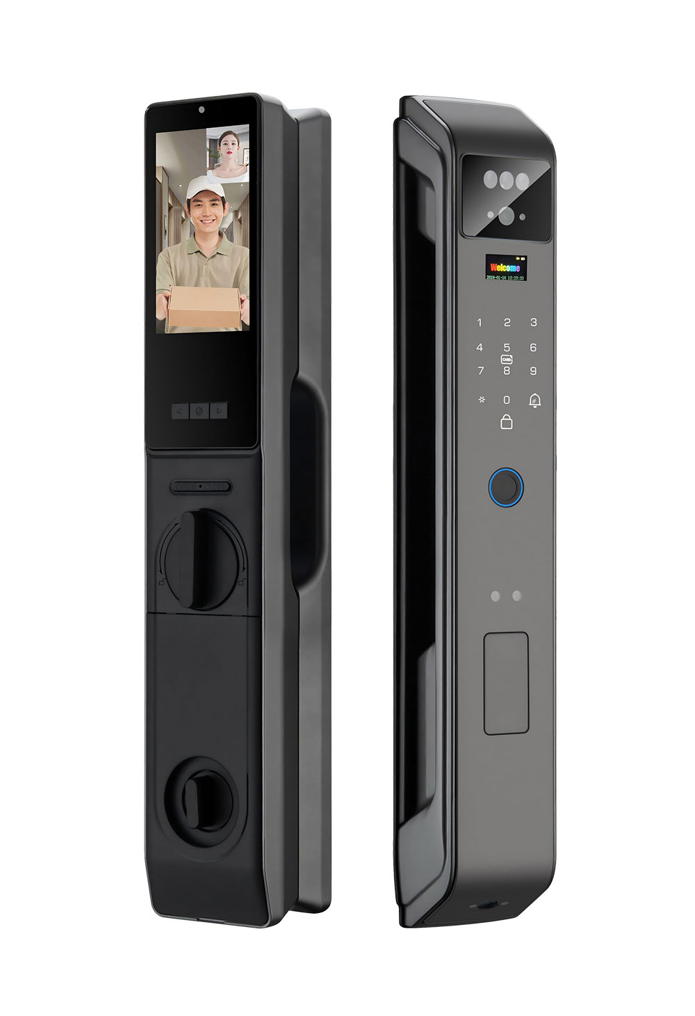 3 Camera Intercom Function Automatic Door Lock YFFR-S38 3 Camera Intercom Function Automatic Door Lock YFFR-S38