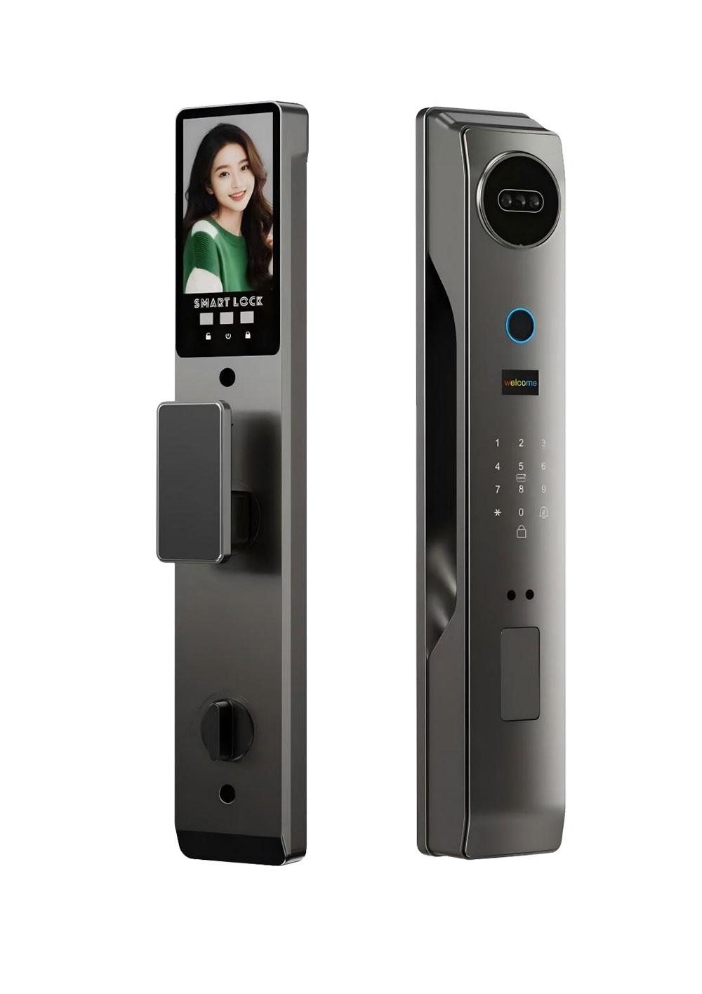 Tuya Or Wishome APP Control Intercom Door Lock YFFR-K42 Tuya Or Wishome APP Control Intercom Door Lock YFFR-K42