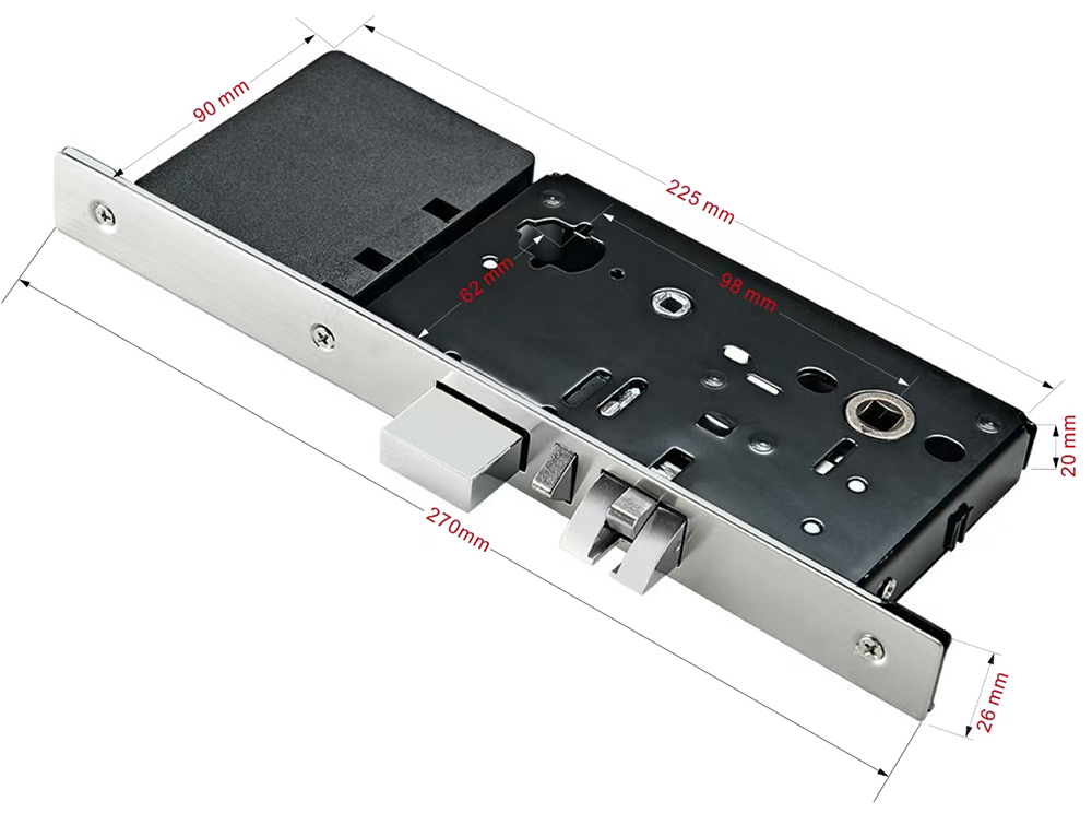 Aluminum Alloy Split Design Hotel Card Lock YFH-TS01 Aluminum Alloy Split Design Hotel Card Lock YFH-TS01