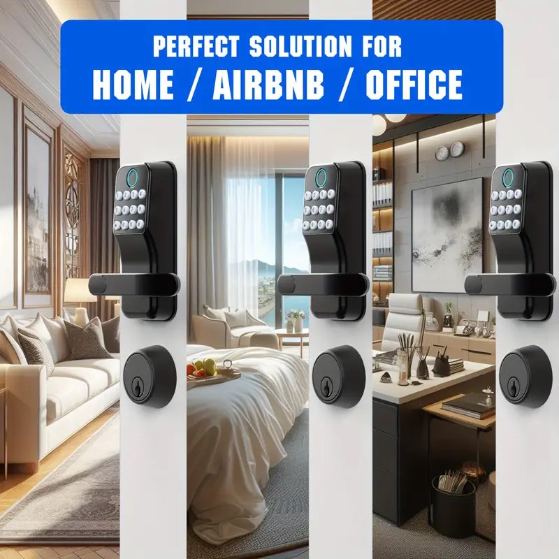 Single Latch Mechanical Button Bluetooth Lock YFBF-V3