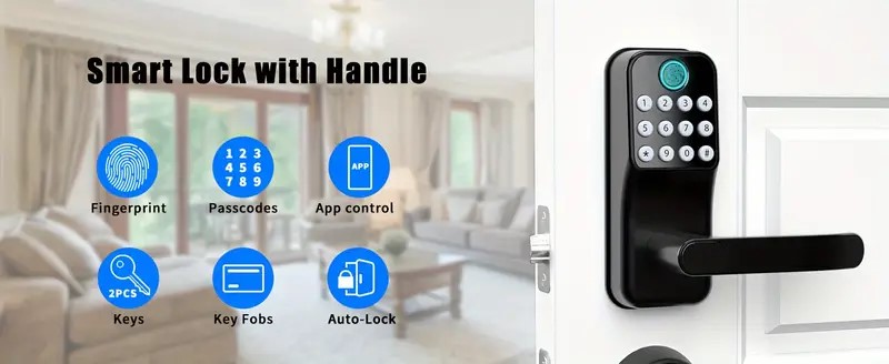 Single Latch Mechanical Button Bluetooth Lock YFBF-V3