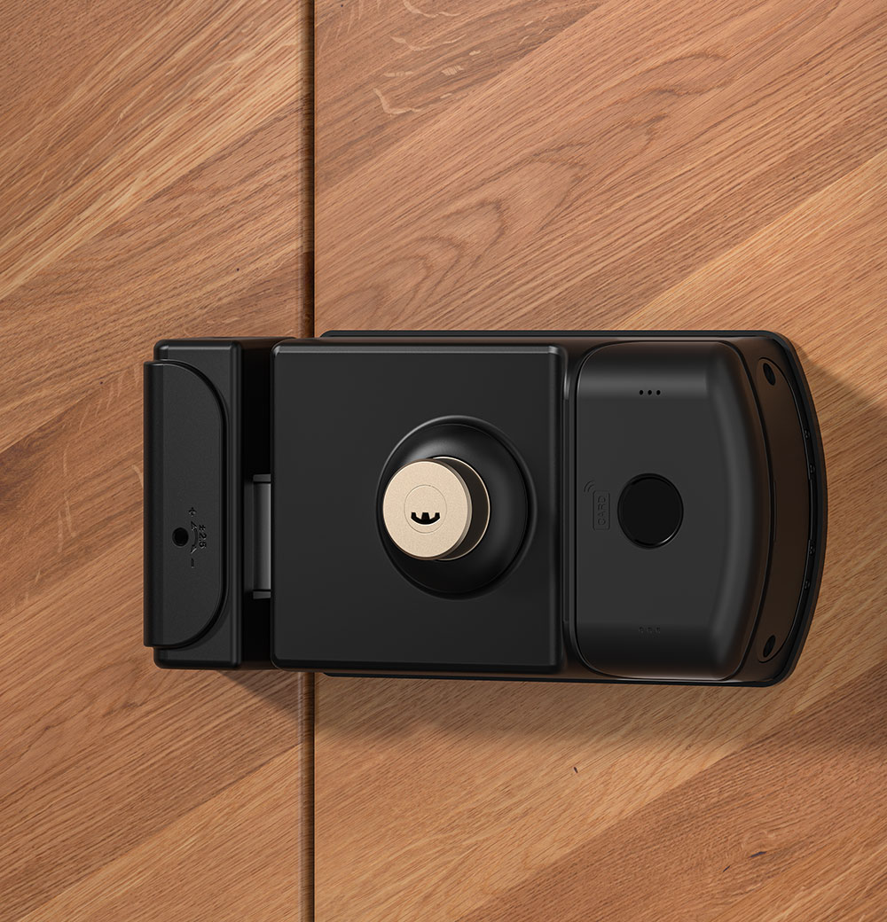 Double Side Waterproof Steel door Rim Lock YFBF-R1 Double Side Waterproof Steel door Rim Lock YFBF-R1