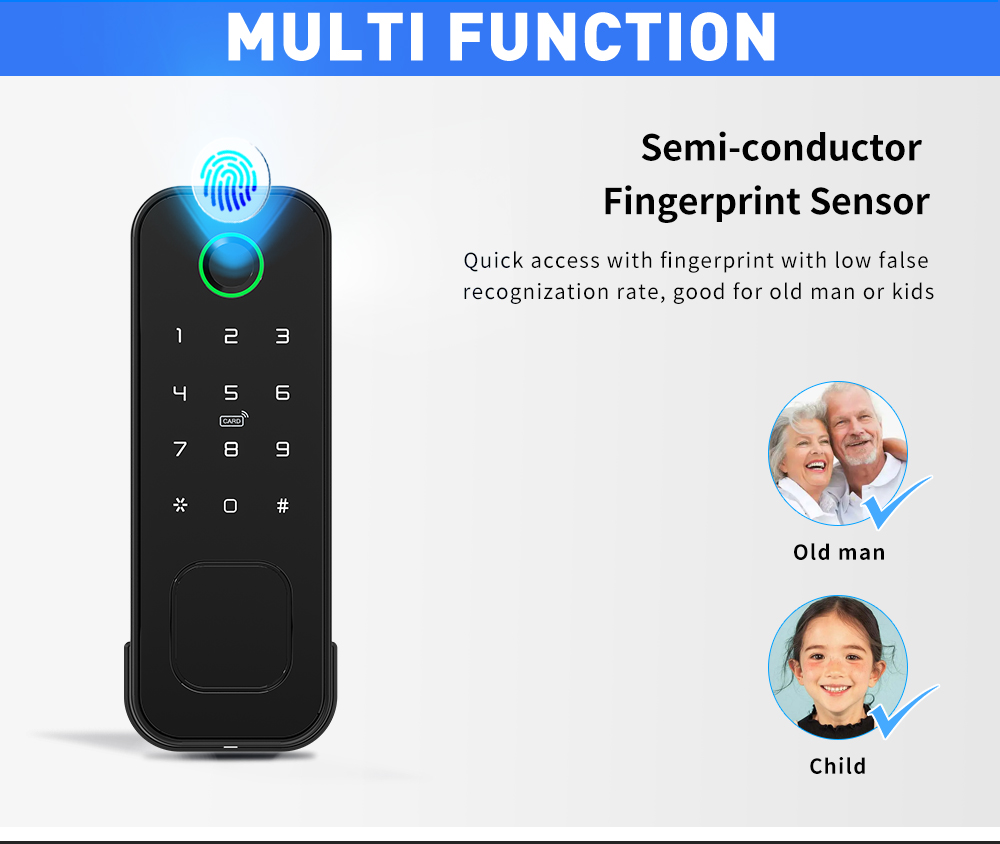 Double Side Waterproof Steel door Rim Lock YFBF-R1 Double Side Waterproof Steel door Rim Lock YFBF-R1