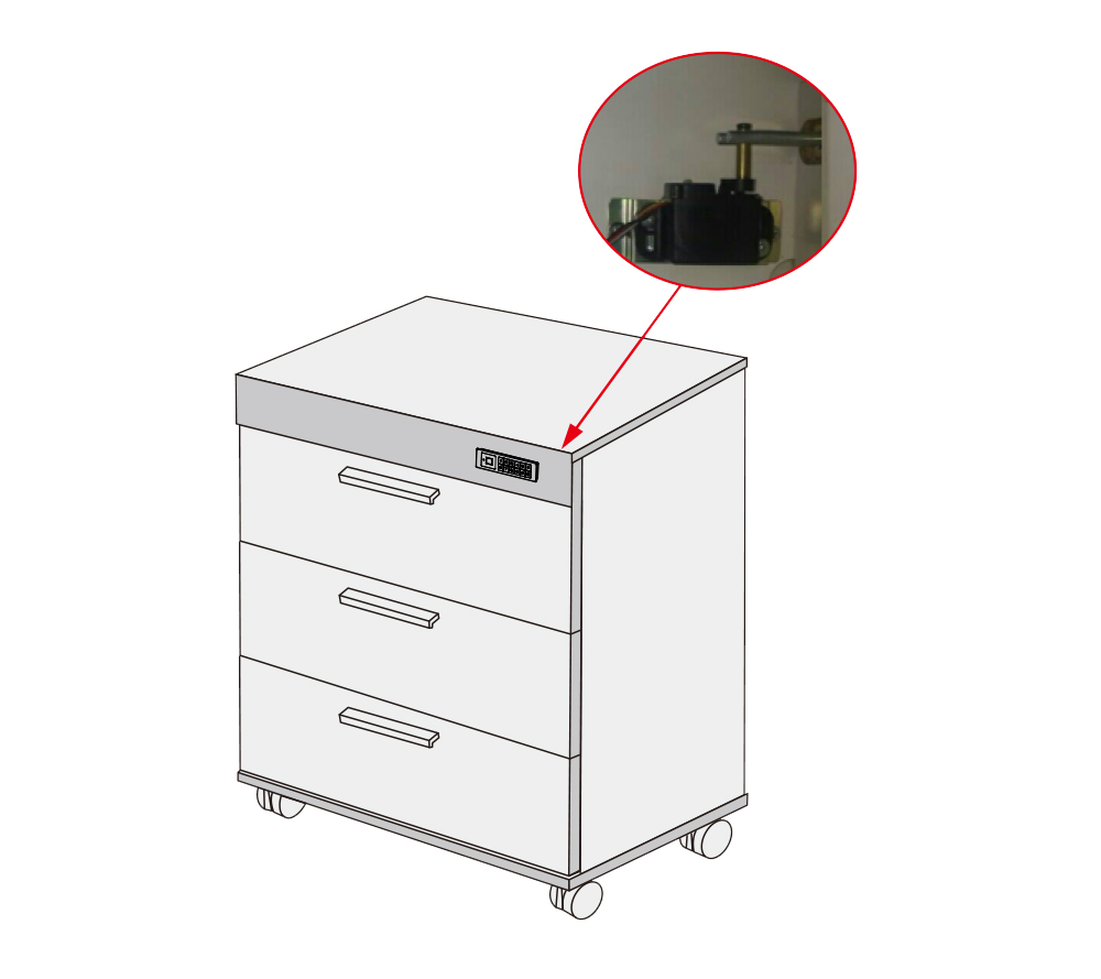 Fingerprint File Cabinet Lock F810 F910