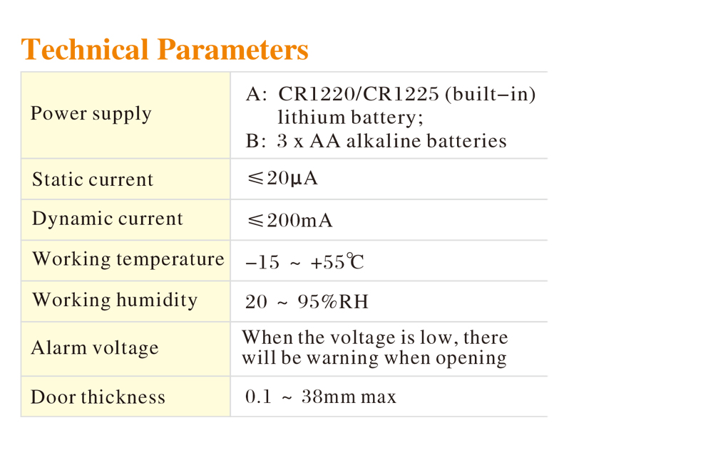 Mechanical Button Digital Locker Lock P830