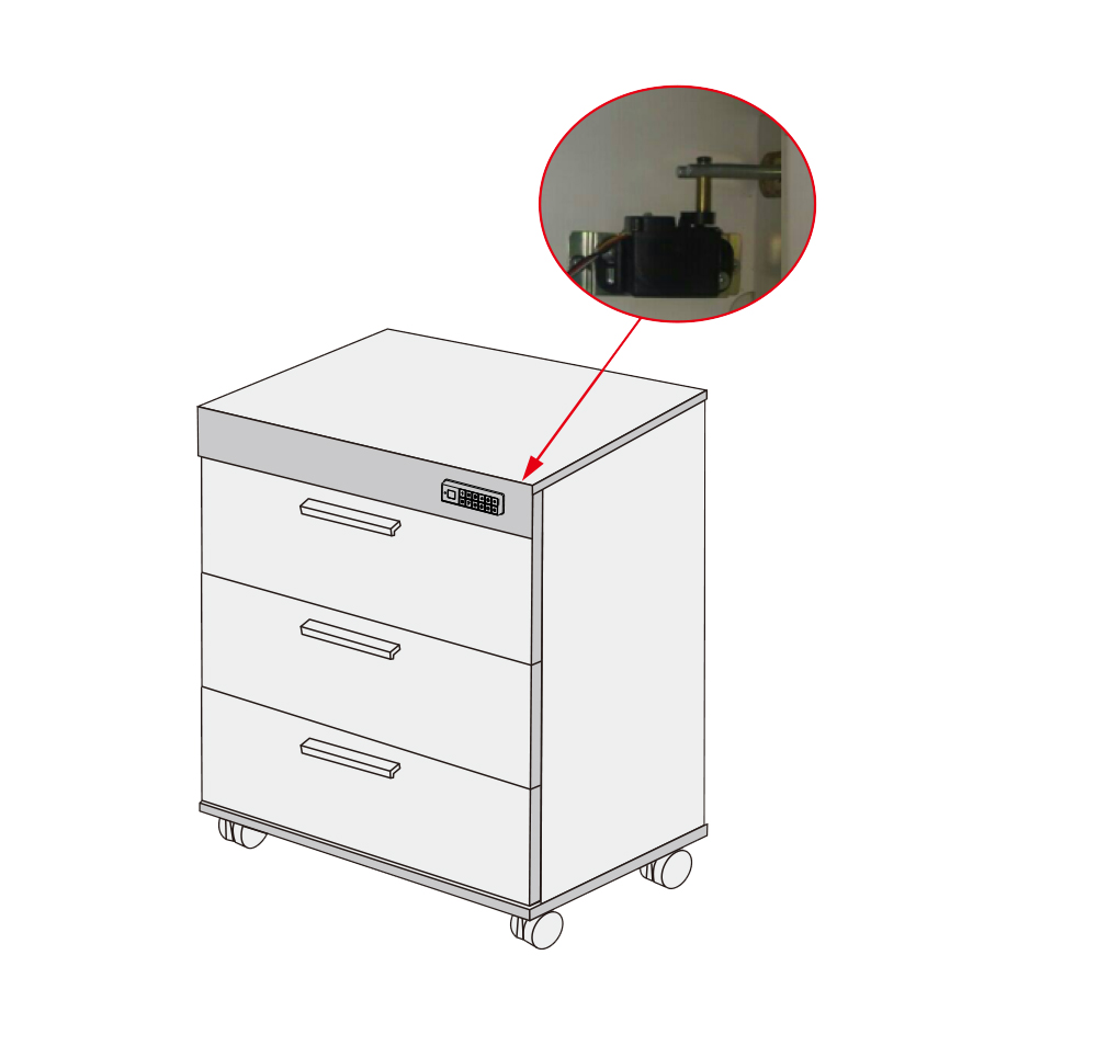 Multi Drawer Passcode Lock P820 P920