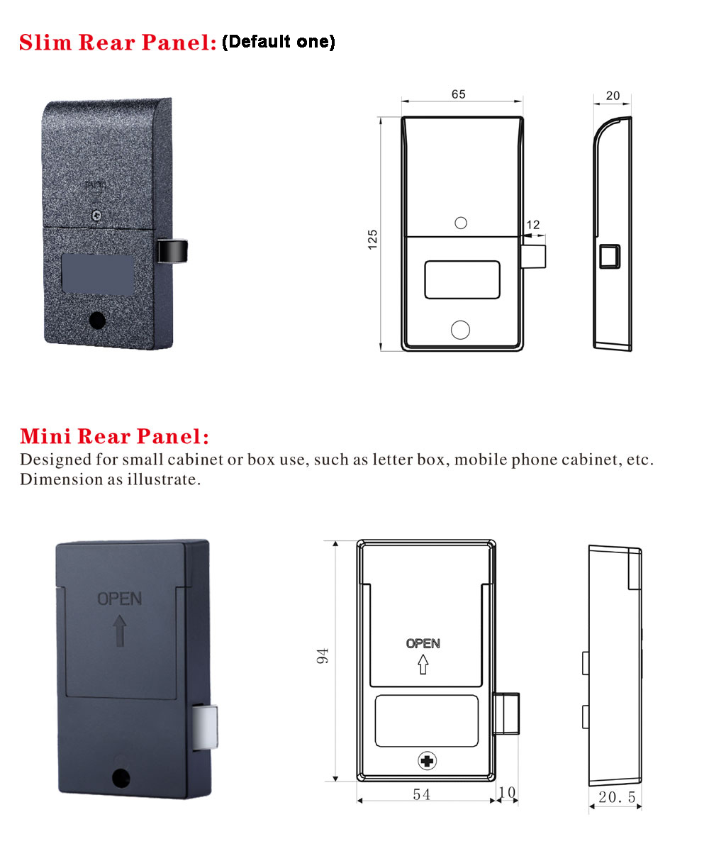 Multi Drawer Passcode Lock P820 P920