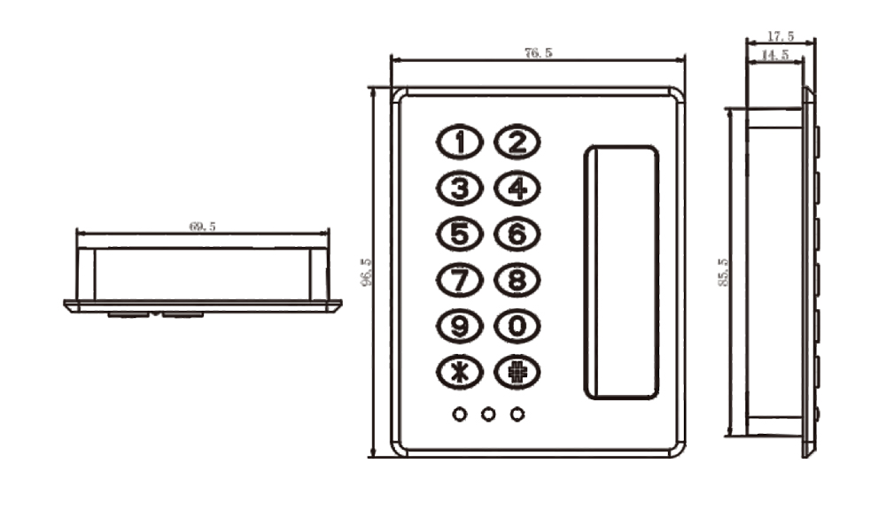 Wood Locker Lock P650