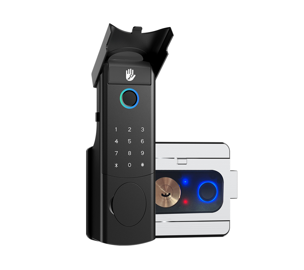 Fingerprint Rim Lock With Rain Cover YFBF-V6 Fingerprint Rim Lock With Rain Cover YFBF-V6