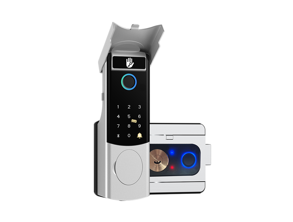 Fingerprint Rim Lock With Rain Cover YFBF-V6 Fingerprint Rim Lock With Rain Cover YFBF-V6