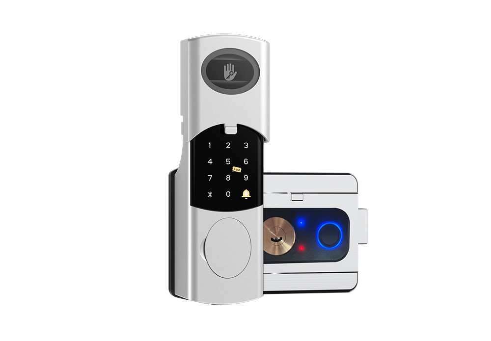 Fingerprint Rim Lock With Rain Cover YFBF-V6 Fingerprint Rim Lock With Rain Cover YFBF-V6