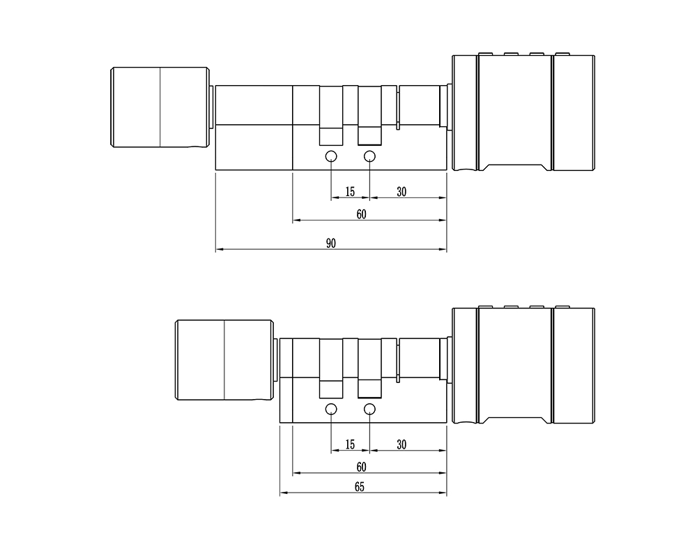 Smart Cylinder Lock YFBF-LY11/YFB-LY11 Smart Cylinder Lock YFBF-LY11/YFB-LY11