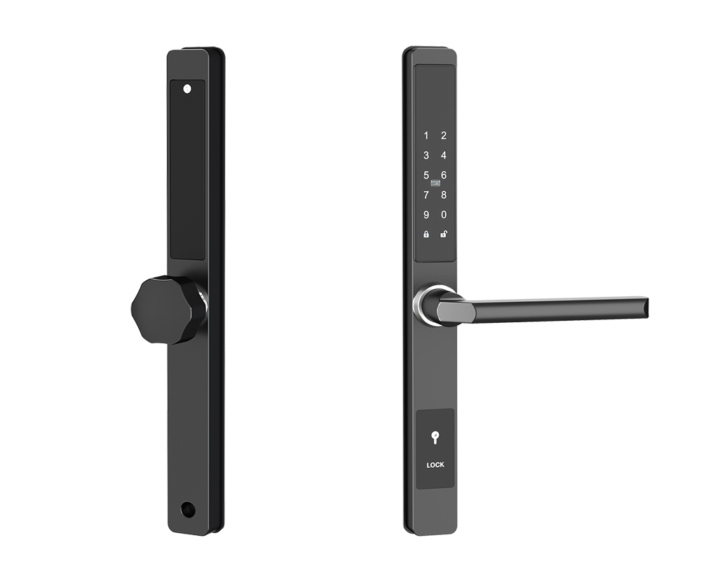 Slim Aluminum PVC Door Bluetooth Lock YFB-DQ/YFF-DQ Slim Aluminum PVC Door Bluetooth Lock YFB-DQ/YFF-DQ