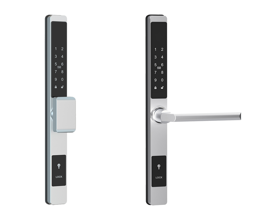 Slim Aluminum PVC Door Bluetooth Lock YFB-DQ/YFF-DQ Slim Aluminum PVC Door Bluetooth Lock YFB-DQ/YFF-DQ