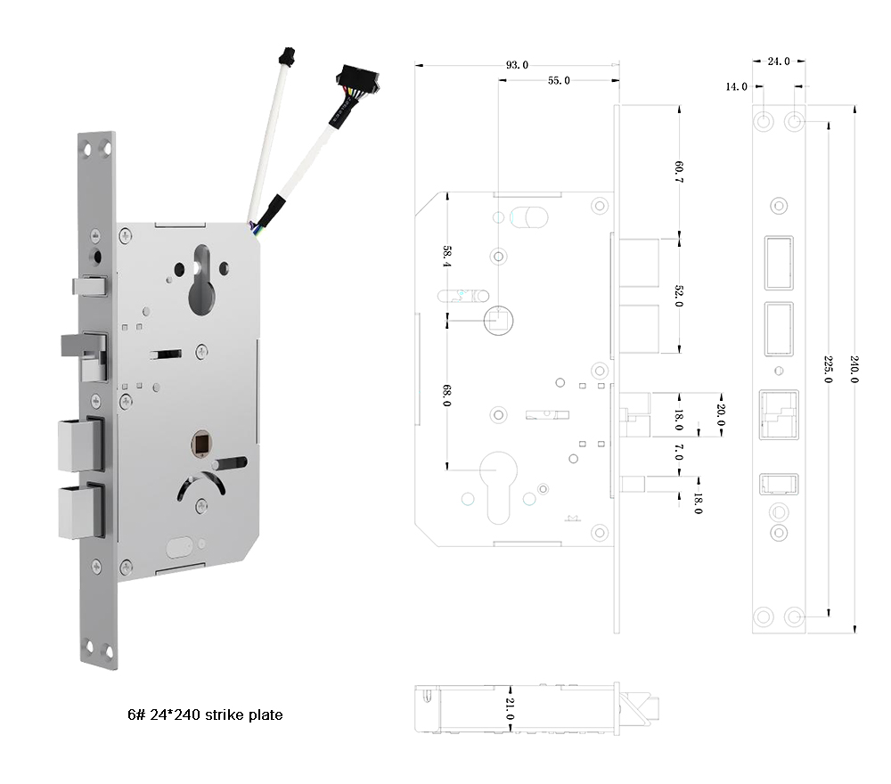 Automatic Bluetooth Smart Lockset YFB-2075 Automatic Bluetooth Smart Lockset YFB-2075