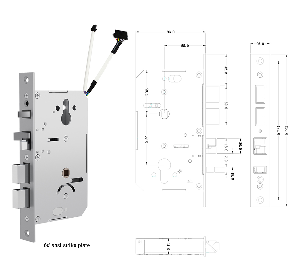 Automatic Bluetooth Smart Lockset YFB-2075 Automatic Bluetooth Smart Lockset YFB-2075