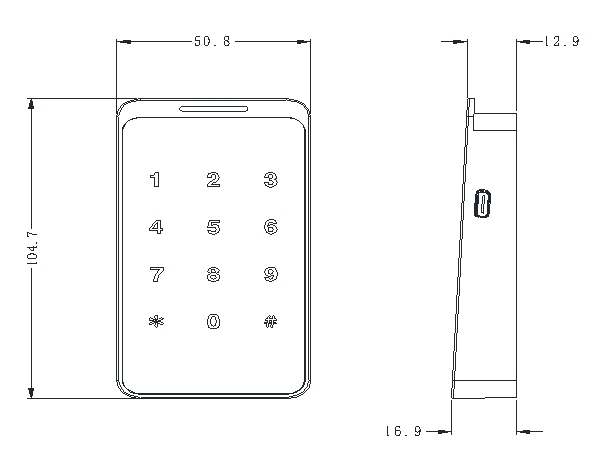 ABS Material Bluetooth Locker Lock BP-185 ABS Material Bluetooth Locker Lock BP-185