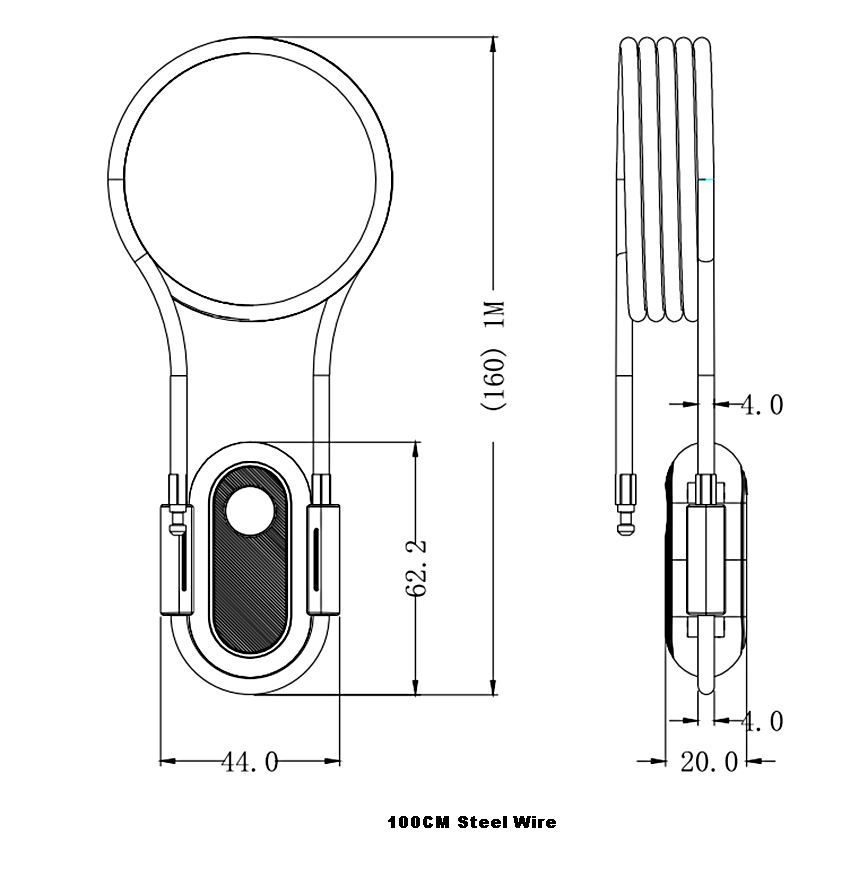 Fingerprint Pad Lock With Differentce CS01