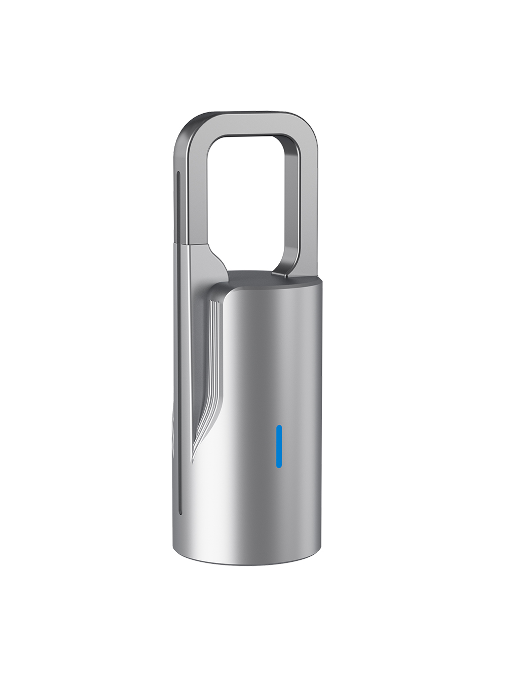 Silver Color Fingerprint Pad Lock ULS3