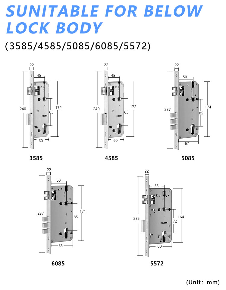 Fingerprint Automatic Bluetooth Lock YFBF-P8