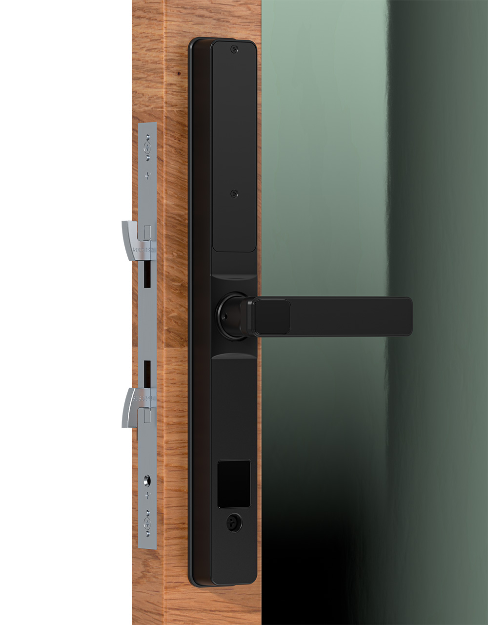 Waterproof Single Or Dual Side Fingerprint Slim Door Lock YFBF-F6