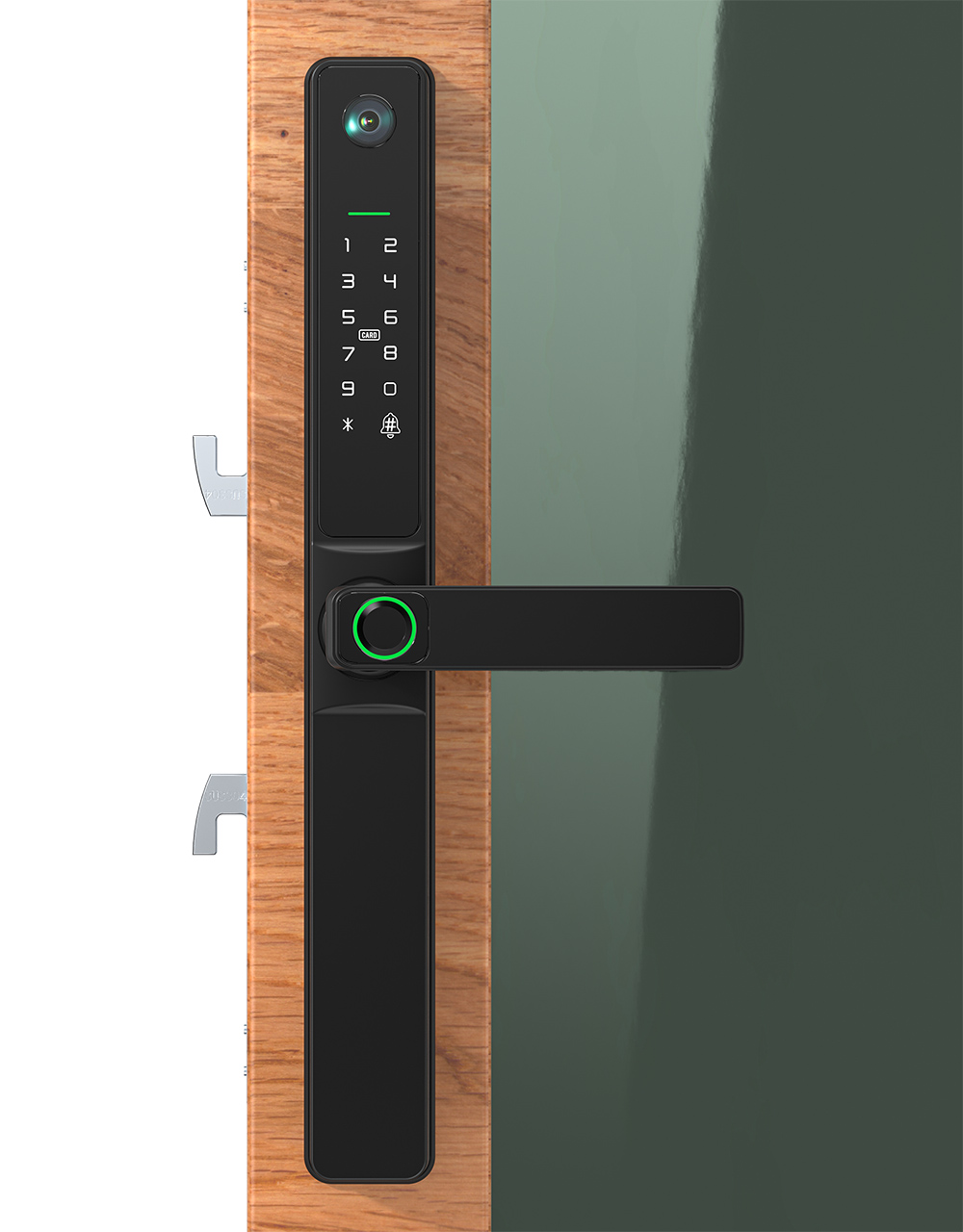 Waterproof Slim Lock With Digital Peephole YFFW-F6pro