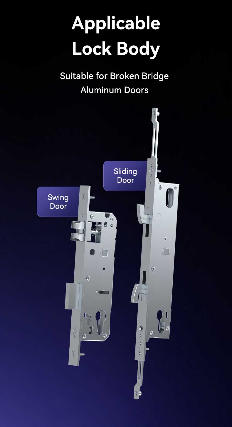 Waterproof Slim Lock With Digital Peephole YFFW-F6pro