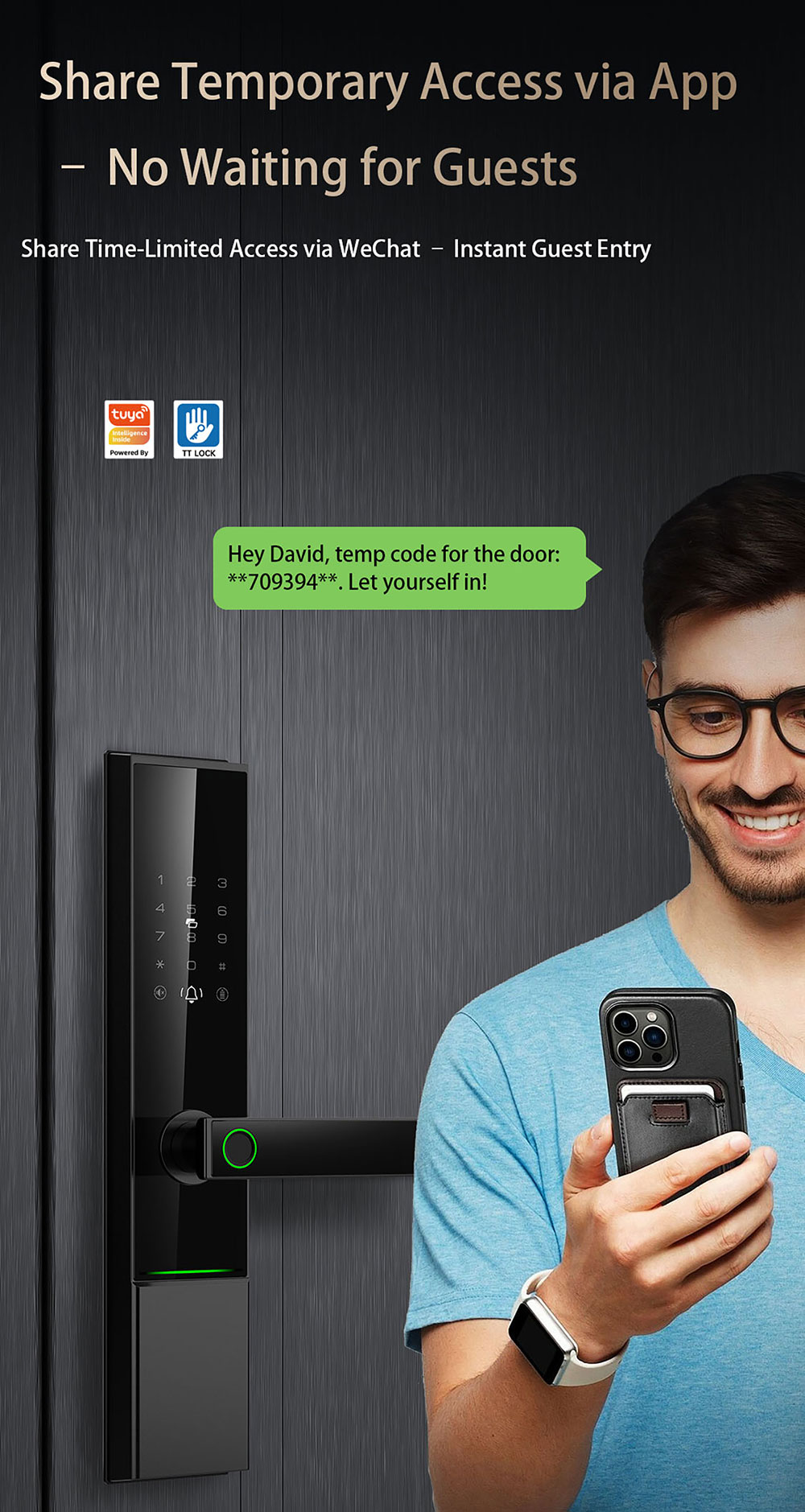 IP65 Waterproof Smart Lock YFBF-A1
