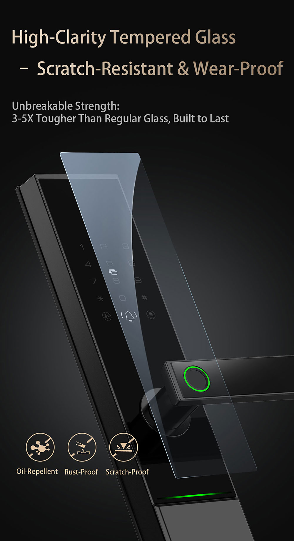 IP65 Waterproof Smart Lock YFBF-A1