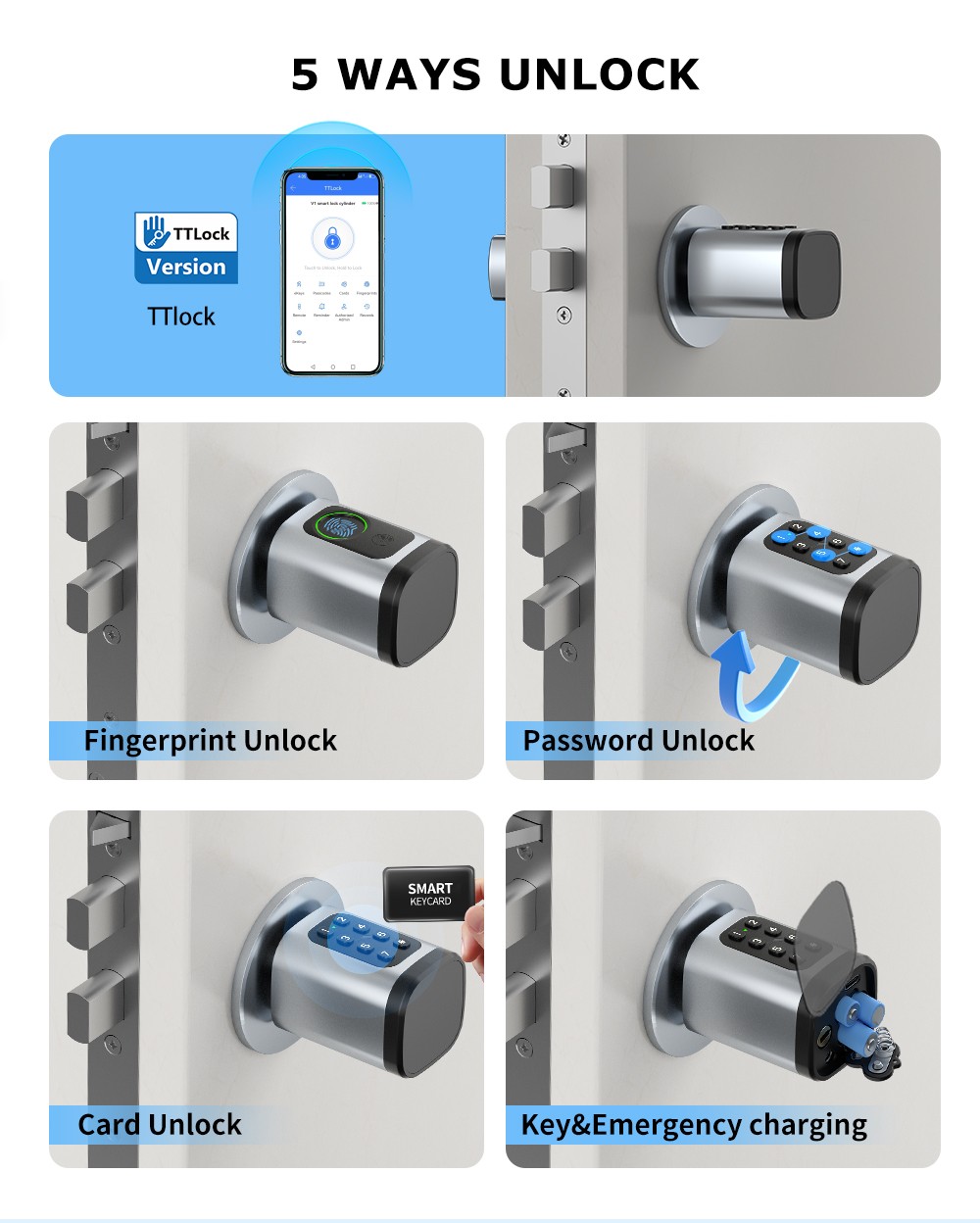 Bluetooth Smart Cylinder Lock YFBF-CV1 Bluetooth Smart Cylinder Lock YFBF-CV1