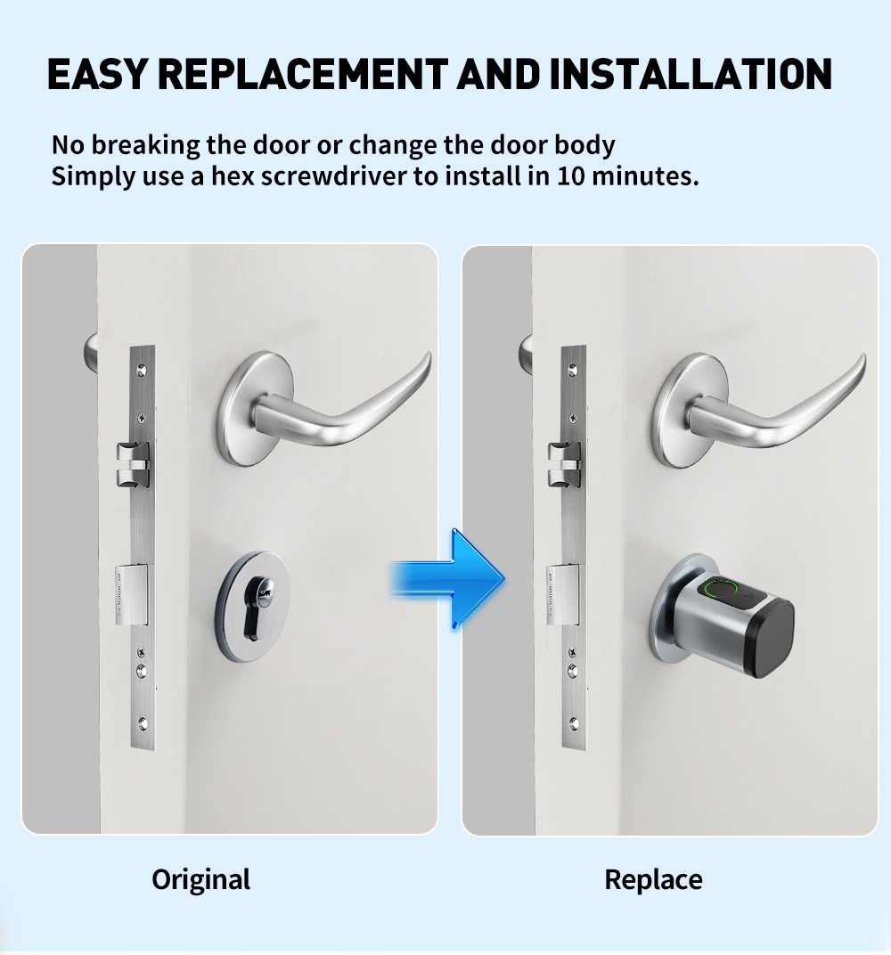 Bluetooth Smart Cylinder Lock YFBF-CV1 Bluetooth Smart Cylinder Lock YFBF-CV1
