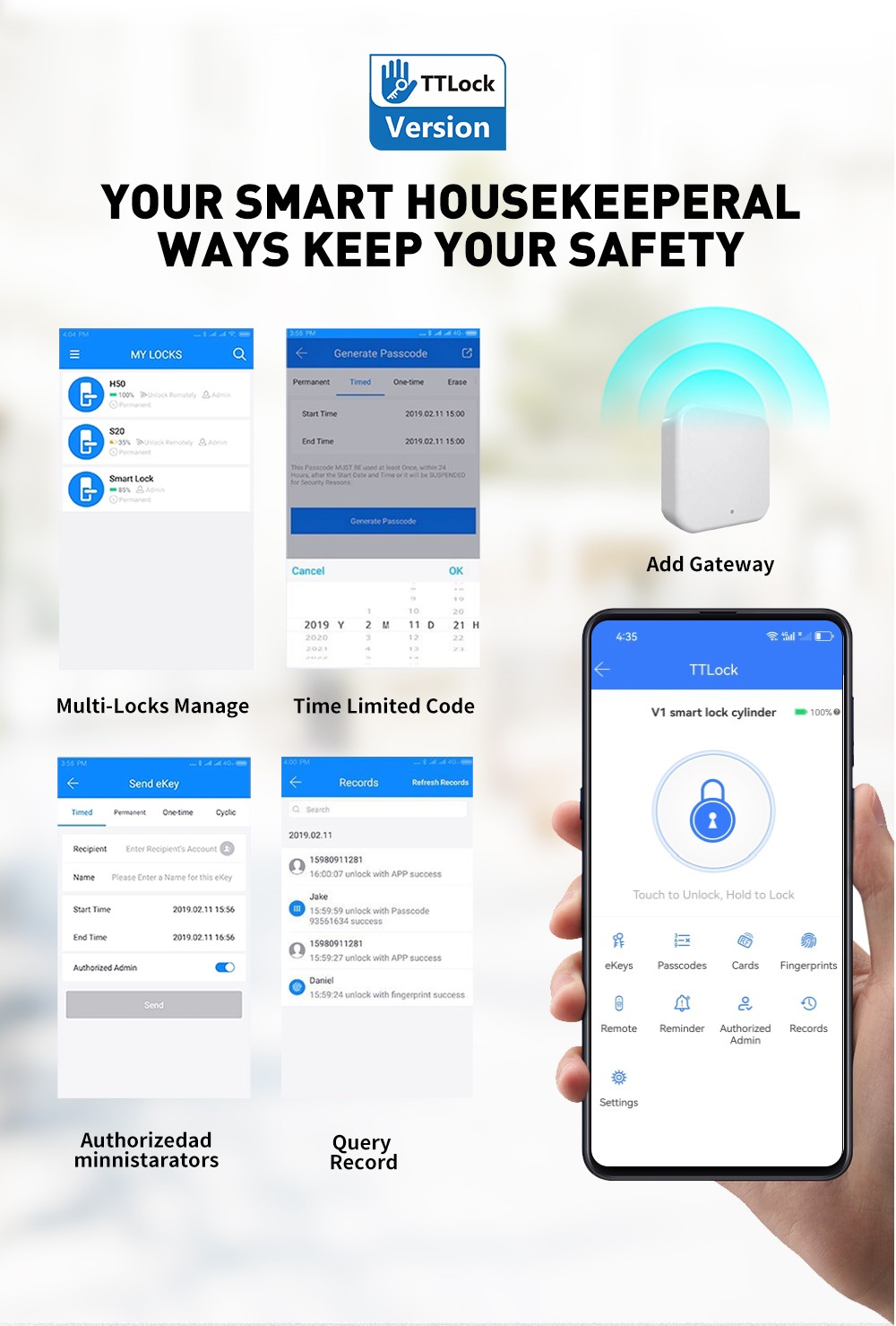Bluetooth Smart Cylinder Lock YFBF-CV1 Bluetooth Smart Cylinder Lock YFBF-CV1