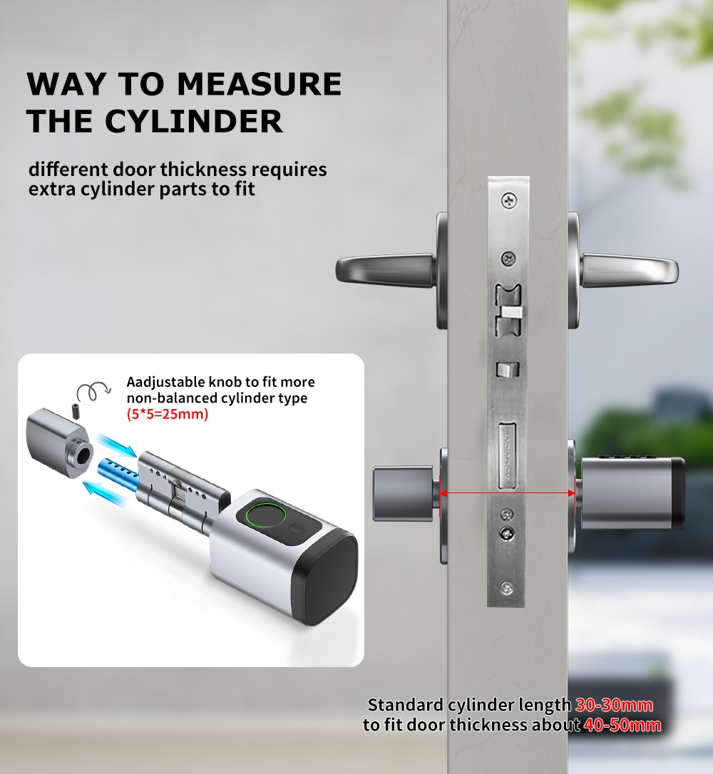 Bluetooth Smart Cylinder Lock YFBF-CV1 Bluetooth Smart Cylinder Lock YFBF-CV1