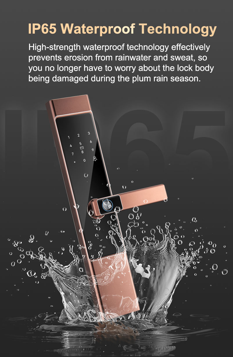 Waterproof Tuya Wifi Smart Lock YFFW-A7