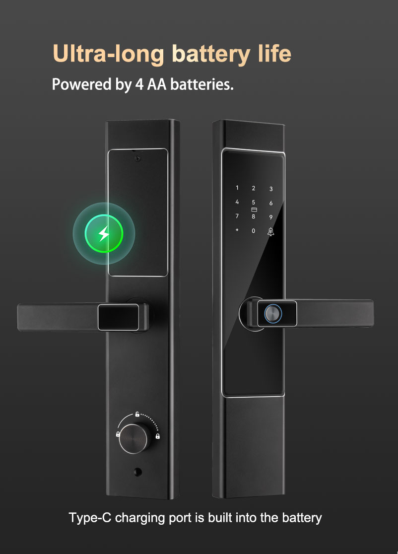 Waterproof Tuya Wifi Smart Lock YFFW-A7