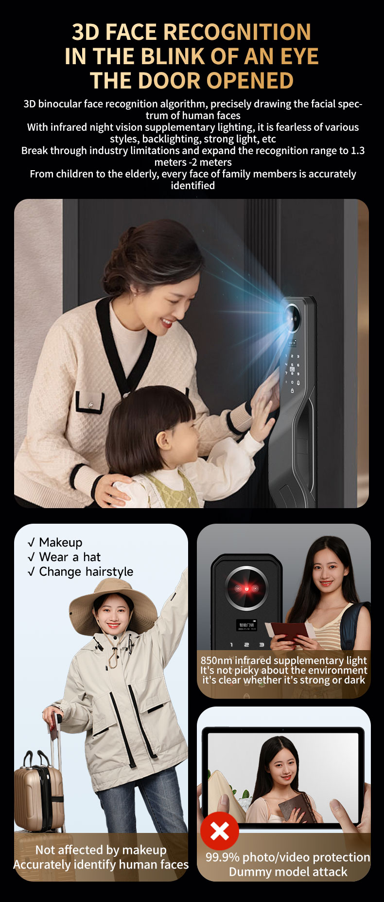 TTlock Wifi Automatic Lock YFBRW-K16