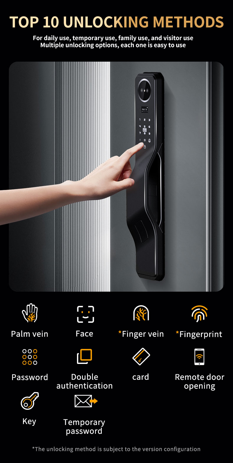 Tuya Smart Home Automatic Lock YFFW-K16