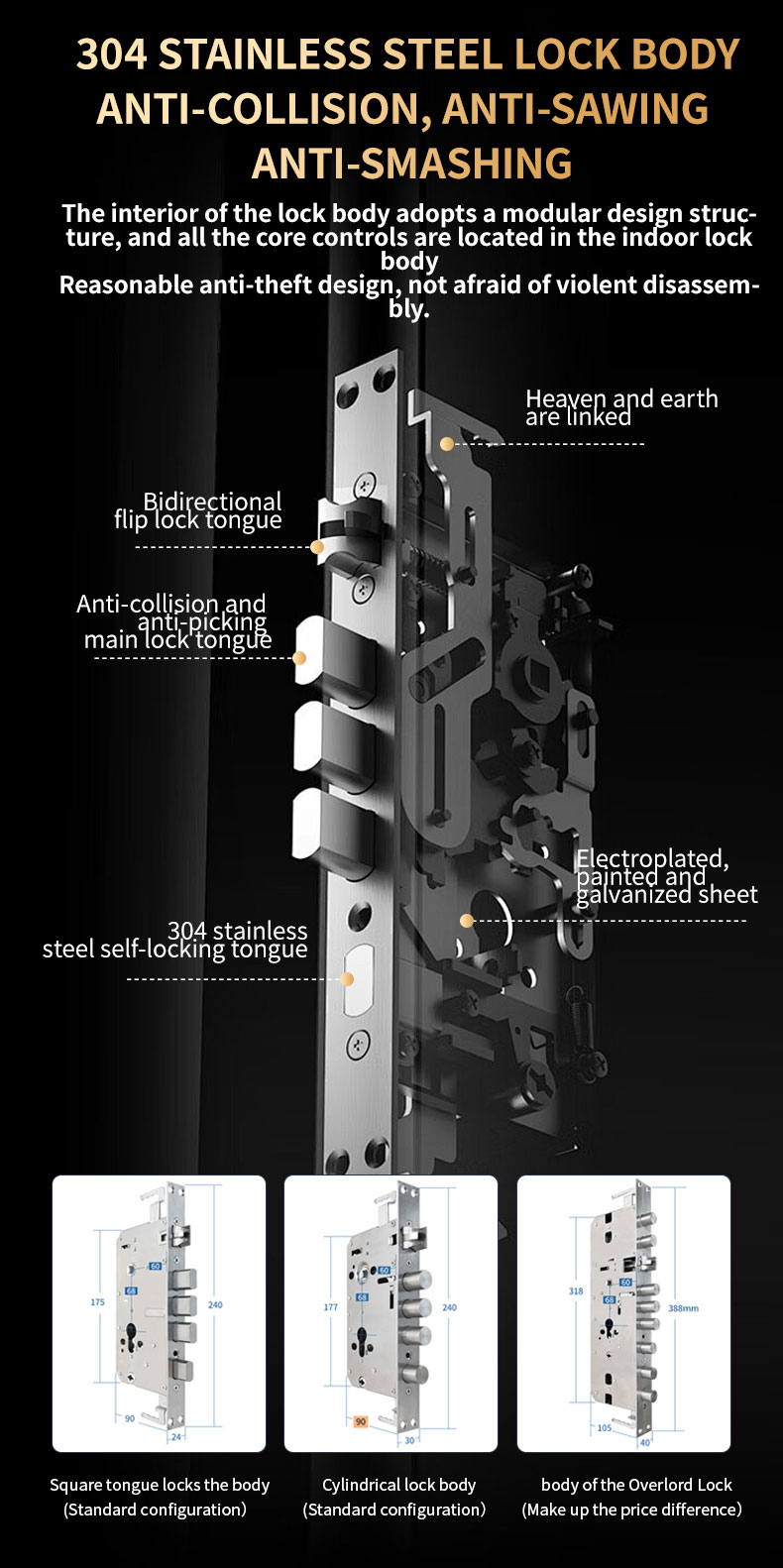 Tuya Smart Home Automatic Lock YFFW-K16