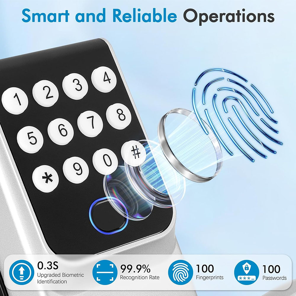 Single Latch Mechanical Button Bluetooth Lock YFBF-V4 Single Latch Mechanical Button Bluetooth Lock YFBF-V4