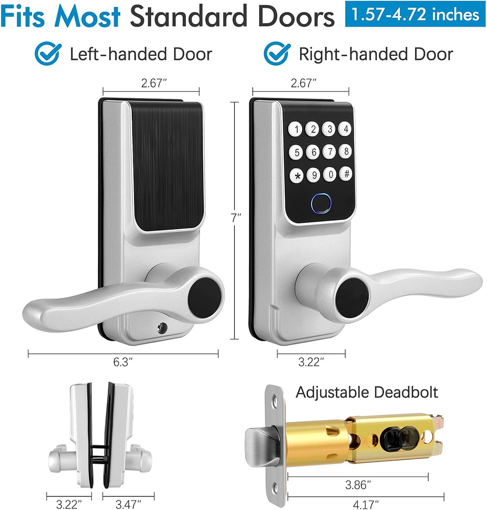 Single Latch Mechanical Button Bluetooth Lock YFBF-V4 Single Latch Mechanical Button Bluetooth Lock YFBF-V4