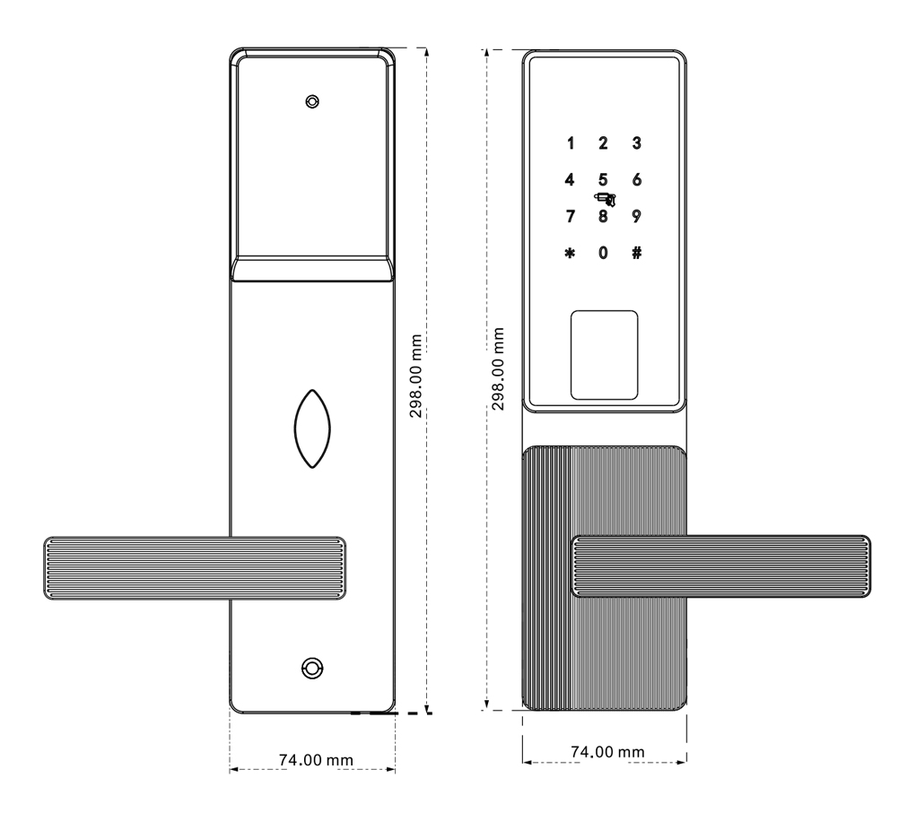 CNC Aluminum Alloy Hotel Card Lock YFH-979 CNC Aluminum Alloy Hotel Card Lock YFH-979